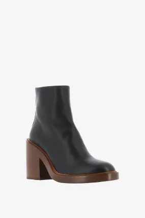 Bottines en cuir nappa May 90
