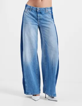 Jean Baggy Bandes Latérales