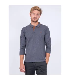 Polo manches longues pur coton PONDOR